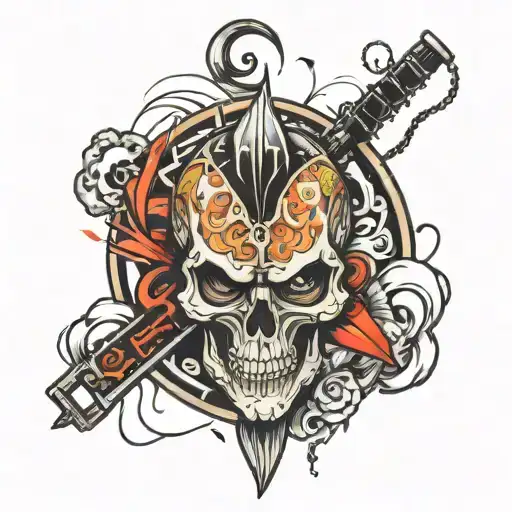 hacker breaking tattoo design idea