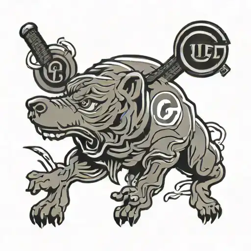 Chicago Cubs tattoo design idea