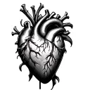 Open Heart tattoo design idea