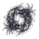 fractals tattoo design idea
