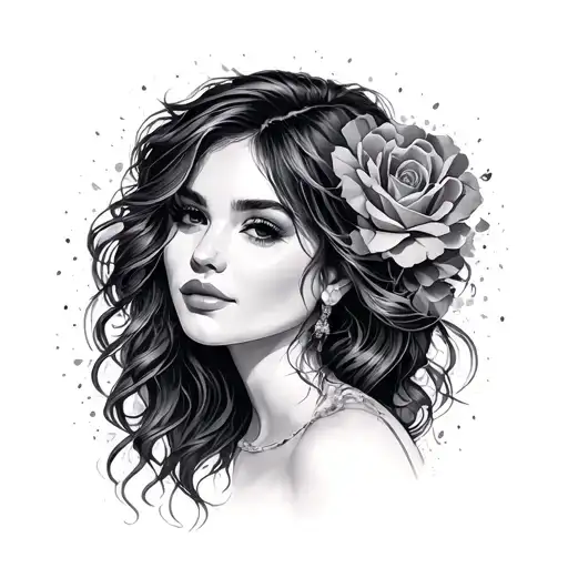 Jessica in words written tattoo design idea