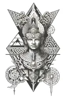 Osiris tattoo design idea