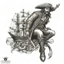 Captain Morgan tattoo design idea