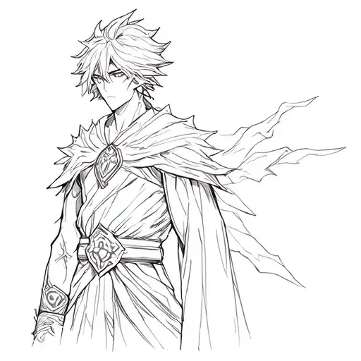 Meliodas Nanatsu no taizai tattoo design idea