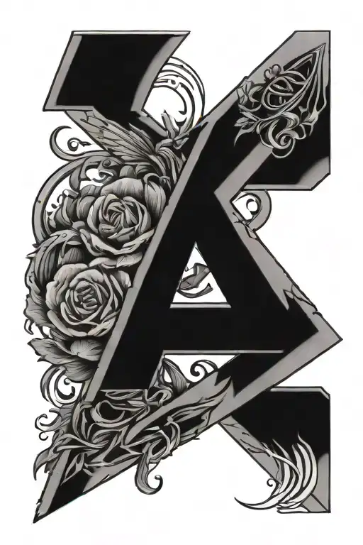 444 angle numbers with a verse that relates to it tattoo design idea