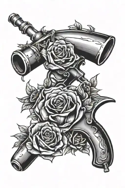 red hot Colli peppers , guns and roses , welding torch tattoo design idea