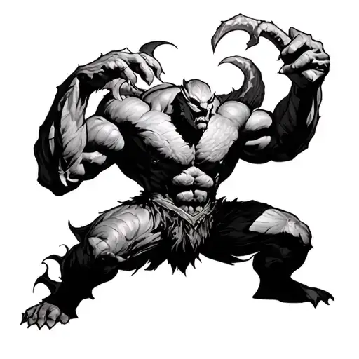 balrog drawn more tattoo design idea