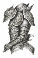 armor shoulder tattoo tattoo design idea