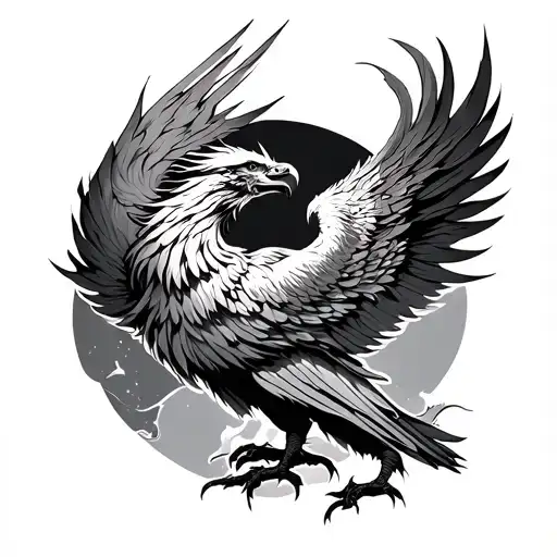 Phoenix warrior still I rise tattoo design idea