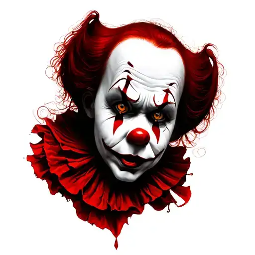 Pennywise Eyes tattoo design idea