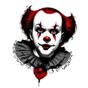 Pennywise Eyes tattoo design idea