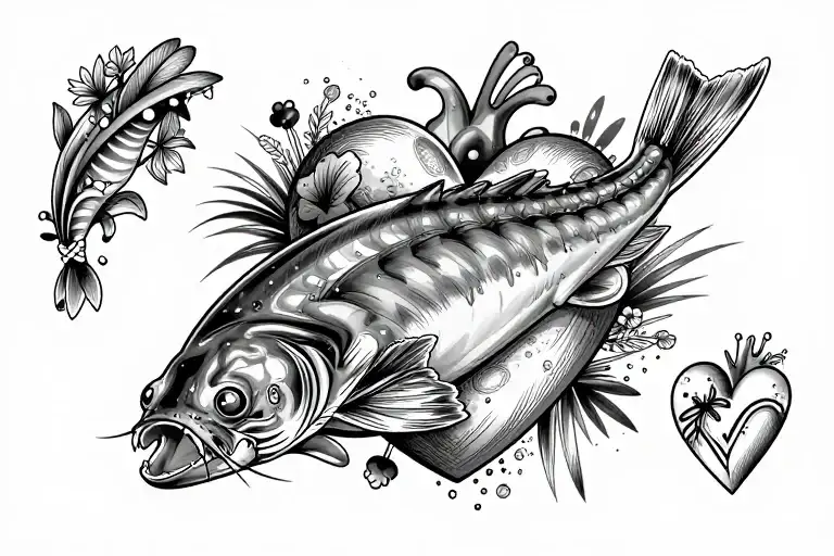 Halibut Ink 19+ Halibut Tattoo Ideas in 2026 - BlackInk AI