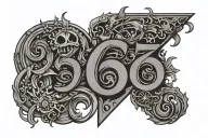 area code 605 tattoo design idea