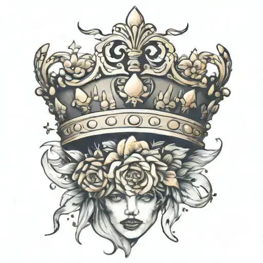 queens crown subtle tattoo tattoo design idea