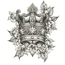 queens crown subtle tattoo tattoo design idea