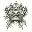 queens crown subtle tattoo tattoo design idea