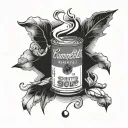 Campbell's Soup Can tattoo design idea