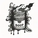 Campbell's Soup Can tattoo design idea