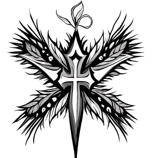 Ethiopian Cross tattoo design idea