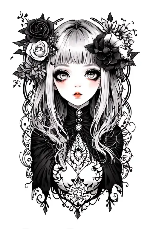 goth tattoo design idea