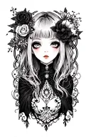 goth tattoo design idea