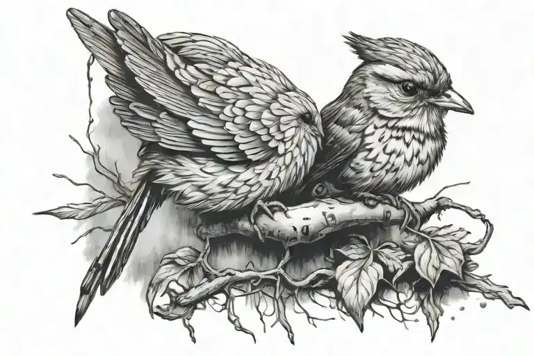 Wren spray painting a Rebel tattoo design idea
