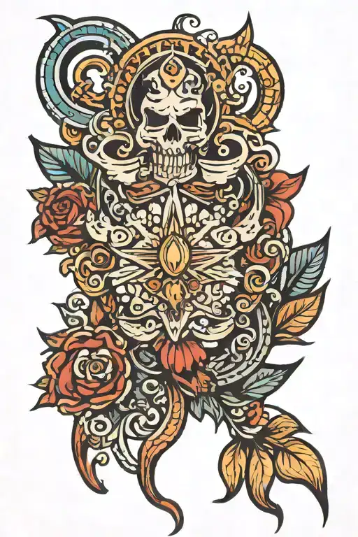 Illuminated By God tattoo design idea