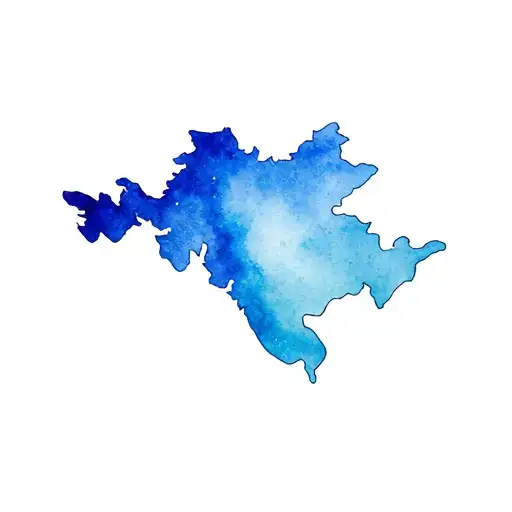 Punjab map tattoo design idea
