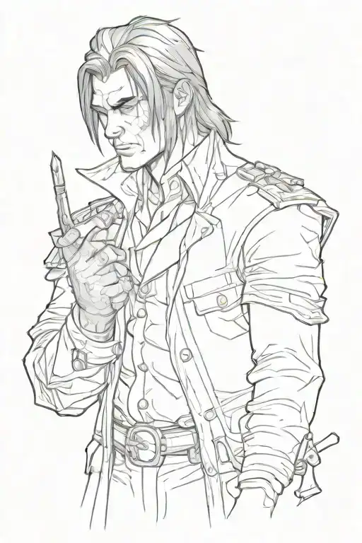 conan edogawua detective tattoo design idea