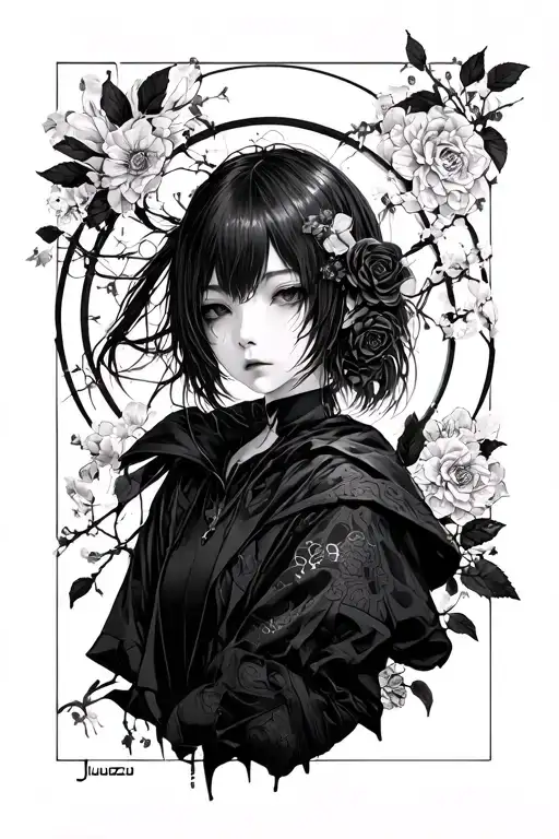 Juuzou stitches Tokyo ghoul tattoo design idea