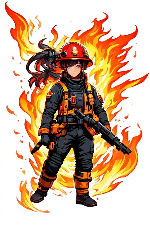 FIRE FORCE THEME tattoo design idea
