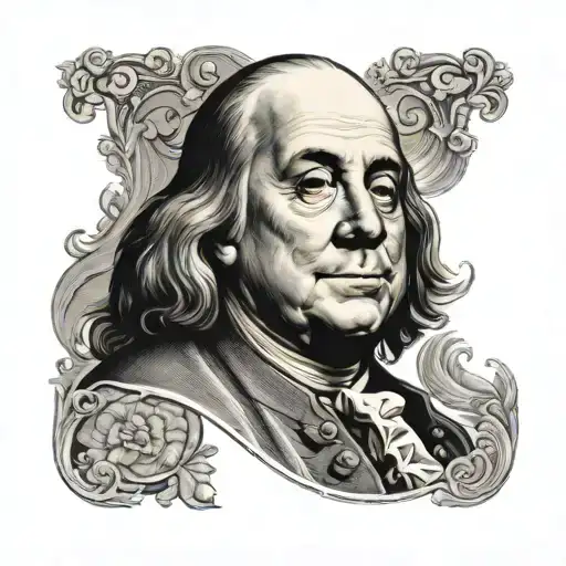 Benjamin Franklin tattoo design idea