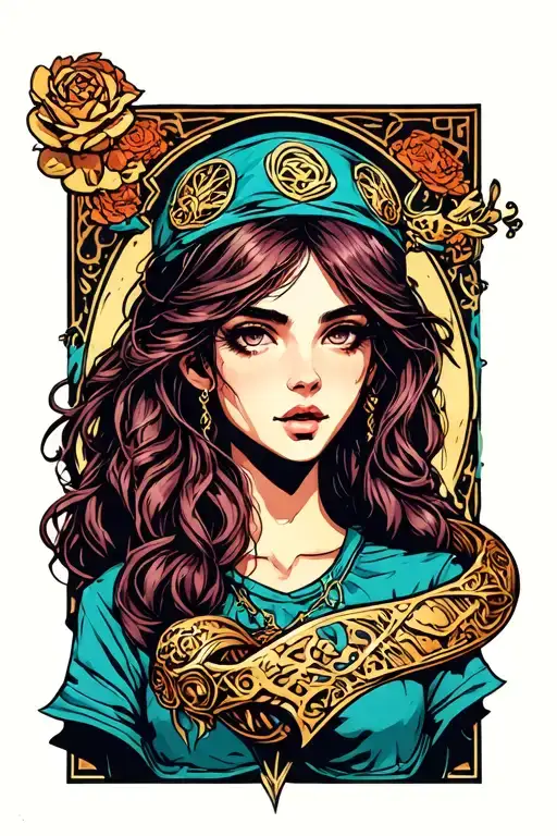 Malenia Elden Ring tattoo design idea