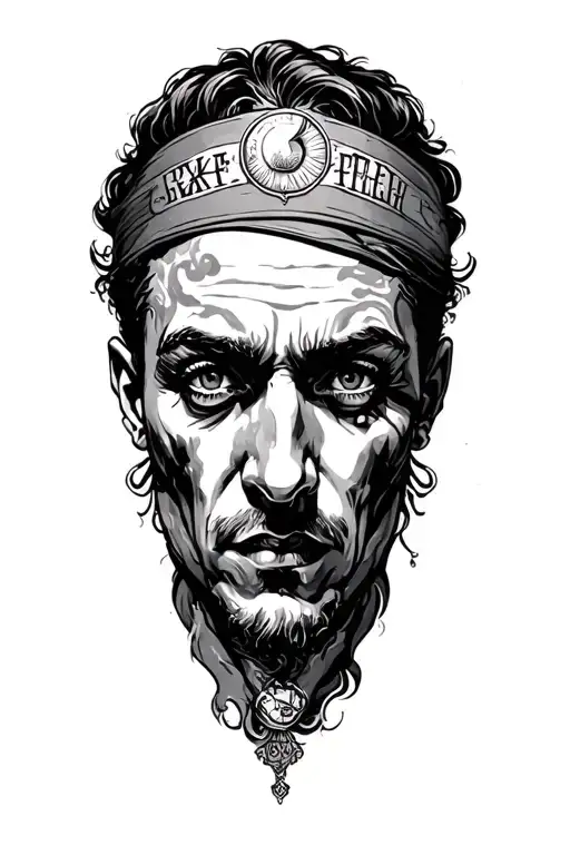  seafarer and unlucky people tattoo design idea