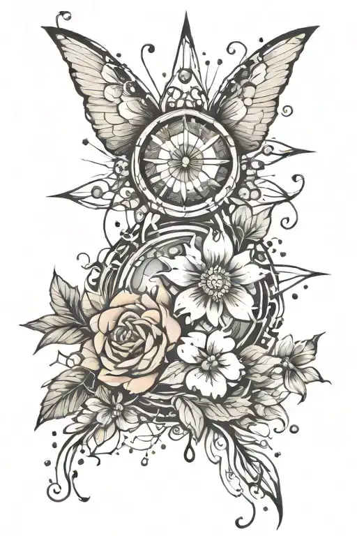 Meaningful universe tattoo design idea