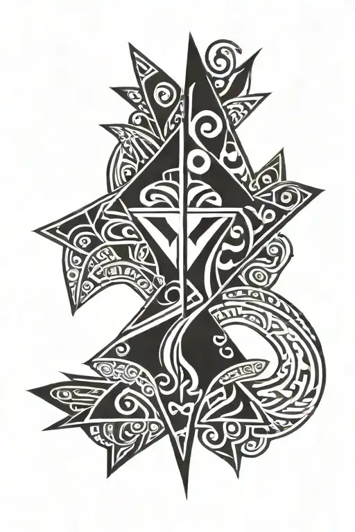 Samoan tattoo style that captures the essence of life, love, faith and joy tattoo design idea