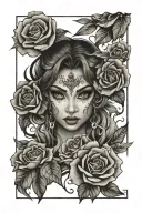 Samaneh and Amir tattoo design idea