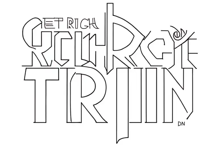 get rich or die tryin tattoo design idea