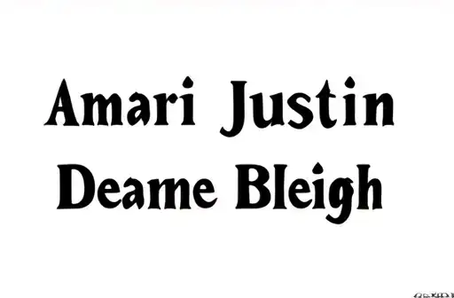 "Amari Justin
Deanne Bleigh" tattoo design idea