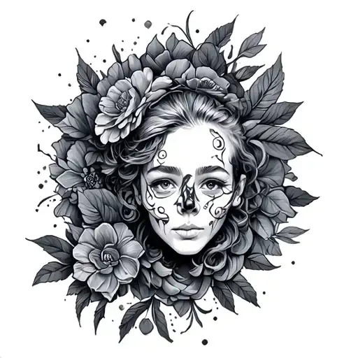 timeline tattoo design idea