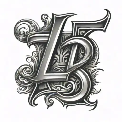 number 14 tamil letters tattoo design idea