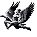 Falling icarus tattoo design idea