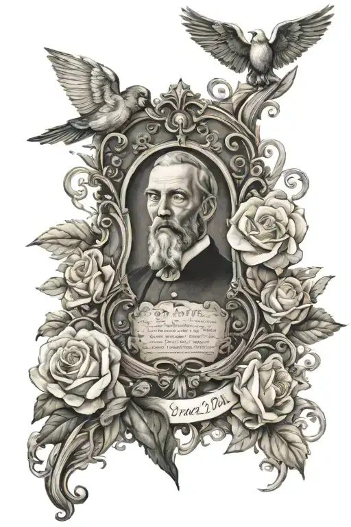 psalm 27:1 tattoo design idea