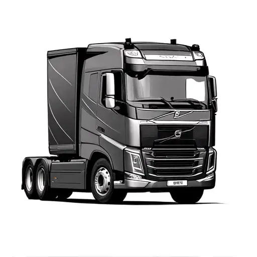 Volvo fh tattoo design idea