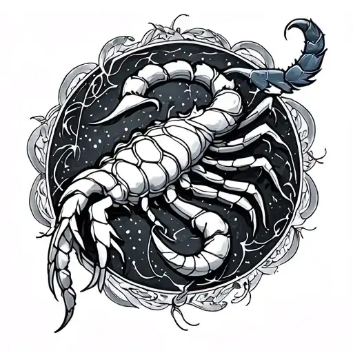 Gemini Scorpio Virgo symbol incorporated tattoo design idea