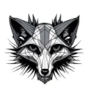 fox skull snare drum tattoo design idea