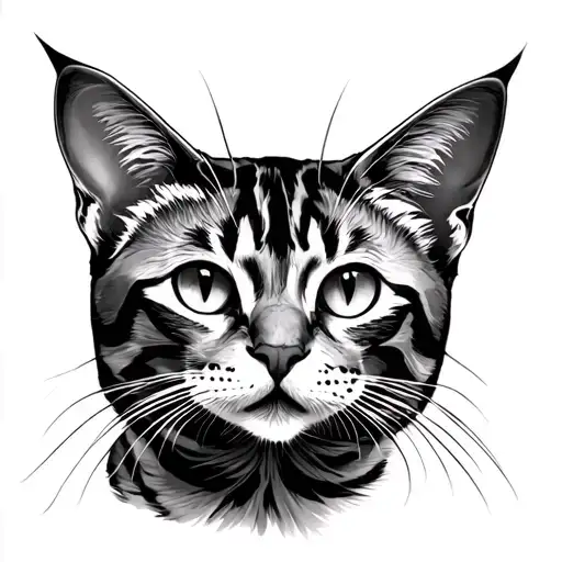 Bengal Cat tattoo design idea