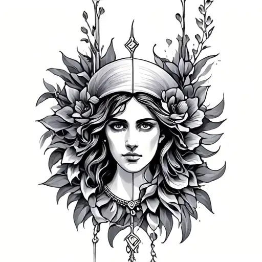 Blessed By God tattoo design idea