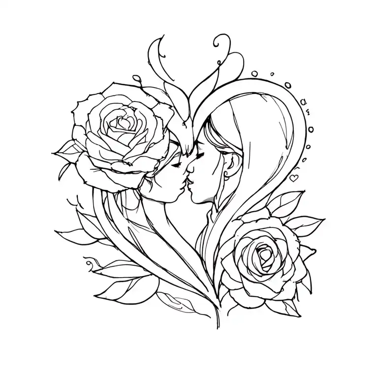 Love Fati tattoo design idea