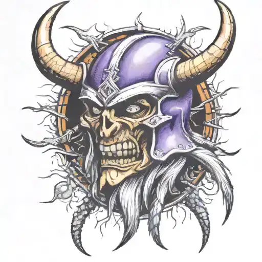 Minnesota Vikings tattoo design idea